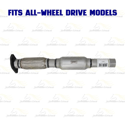 2007-2012 Lincoln MKZ 3.5L AWD Exhaust Resonator Flex Pipe | Stainless Steel