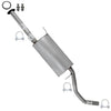 2014-2019 Toyota Highlander 3.5L Exhaust Muffler Assembly | Stainless Steel