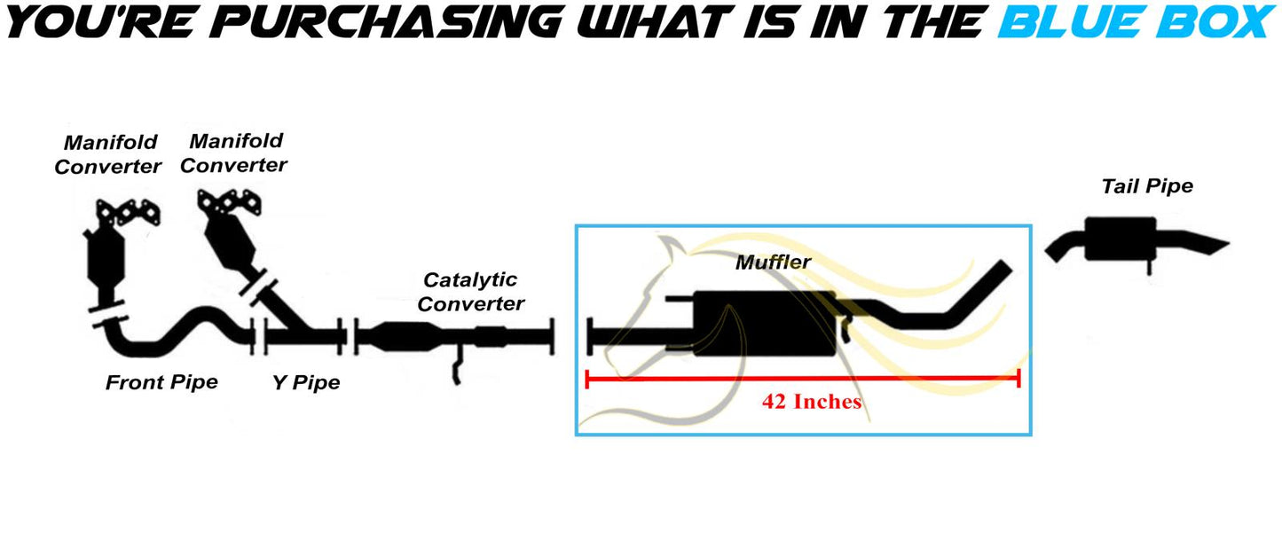 2014-2019 Toyota Highlander 3.5L Exhaust Muffler Assembly | Stainless Steel