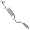 2014-2019 Toyota Highlander 3.5L Exhaust Muffler and Tail Pipe Kit | Stainless Steel