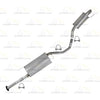2014-2019 Toyota Highlander 3.5L Exhaust Muffler and Tail Pipe Kit | Stainless Steel