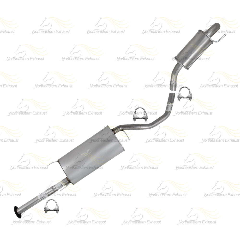 2014-2019 Toyota Highlander 3.5L Exhaust Muffler and Tail Pipe Kit | Stainless Steel