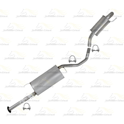 2014-2019 Toyota Highlander 3.5L Exhaust Muffler and Tail Pipe Kit | Stainless Steel