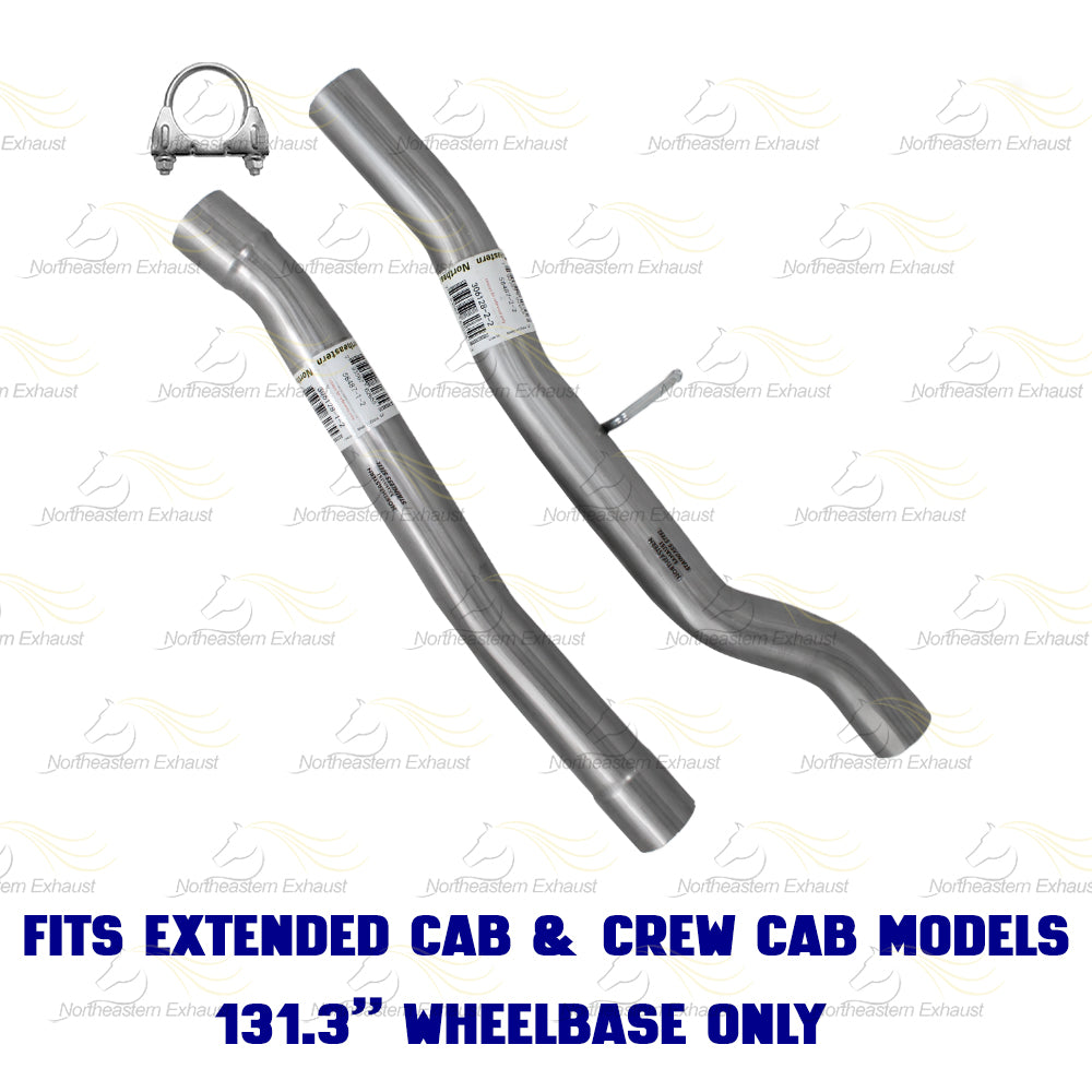 2007 Mitsubishi Raider 4.7L & 2008-2009 Mitsubishi Raider 3.7L Intermediate Pipe | Stainless Steel