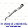 2007 Mitsubishi Raider 4.7L & 2008-2009 Mitsubishi Raider 3.7L Intermediate Pipe | Stainless Steel