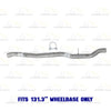 2007 RAM Dakota 3.7L & 4.7L Exhaust Intermediate Pipe | Stainless Steel