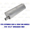 2007 Mitsubishi Raider 4.7L, 2008-2009 Mitsubishi Raider 3.7L Cat-Back Exhaust Kit | Stainless Steel