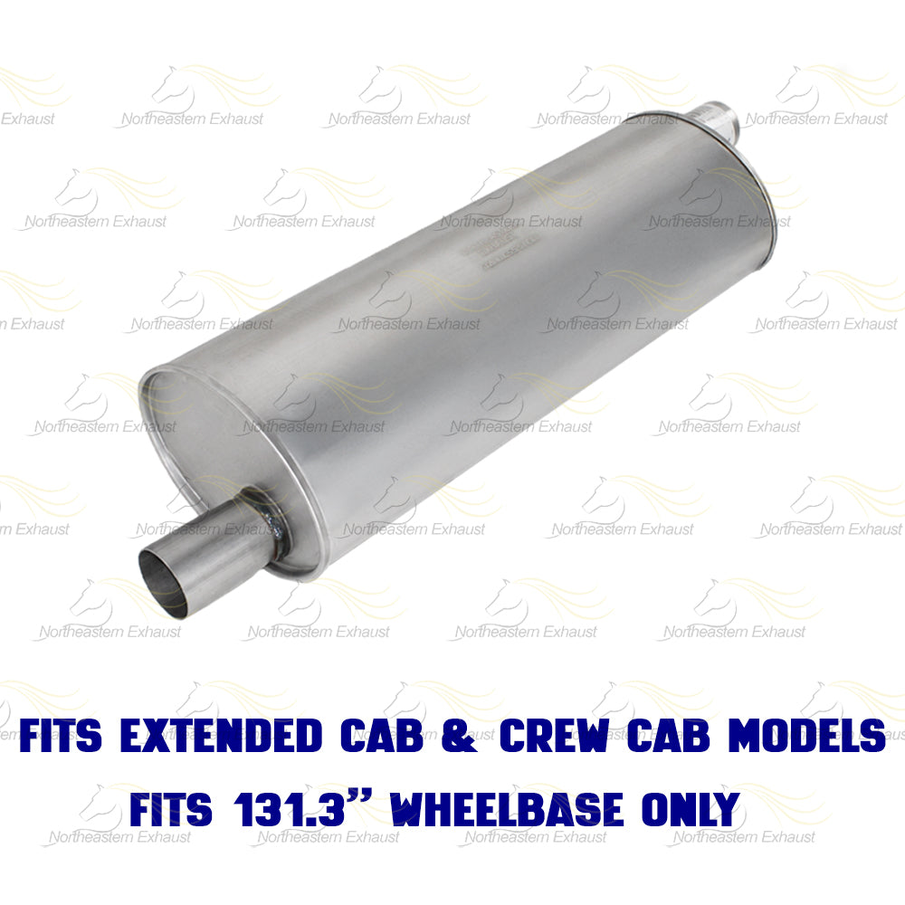 2007 Mitsubishi Raider 4.7L, 2008-2009 Mitsubishi Raider 3.7L Cat-Back Exhaust Kit | Stainless Steel
