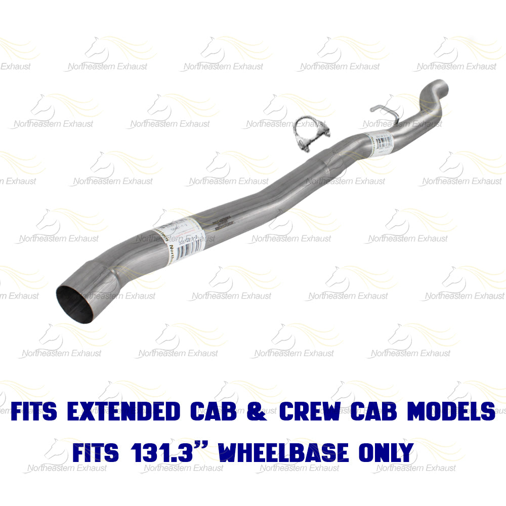 2007-2010 Dodge Dakota 3.7L Intermediate Pipe, Muffler & Tail Pipe Kit | Stainless Steel