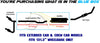 2007-2010 Dodge Dakota 3.7L Intermediate Pipe & Muffler Exhaust Kit | Stainless Steel