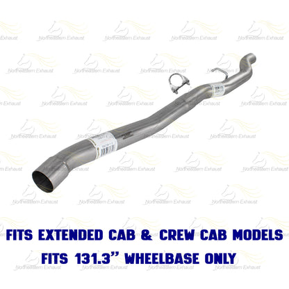 2007-2010 Dodge Dakota 3.7L Intermediate Pipe & Muffler Exhaust Kit | Stainless Steel