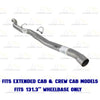 2005-2010 Dodge Dakota 4.7L Intermediate Pipe & Muffler Exhaust Kit | Stainless Steel