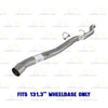 2011 RAM Dakota 3.7L & 4.7L Intermediate Pipe & Muffler Exhaust Kit | Stainless Steel