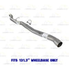 2011 RAM Dakota 3.7L & 4.7L Intermediate Pipe & Muffler Exhaust Kit | Stainless Steel