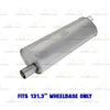 2011 RAM Dakota 3.7L & 4.7L Intermediate Pipe & Muffler Exhaust Kit | Stainless Steel