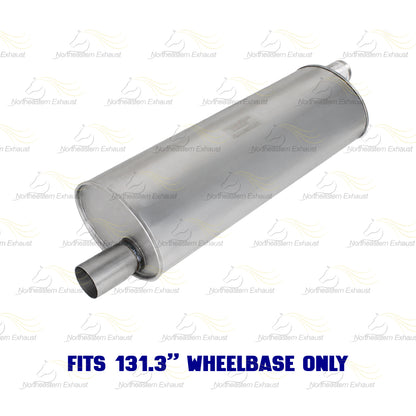 2011 RAM Dakota 3.7L & 4.7L Intermediate Pipe & Muffler Exhaust Kit | Stainless Steel