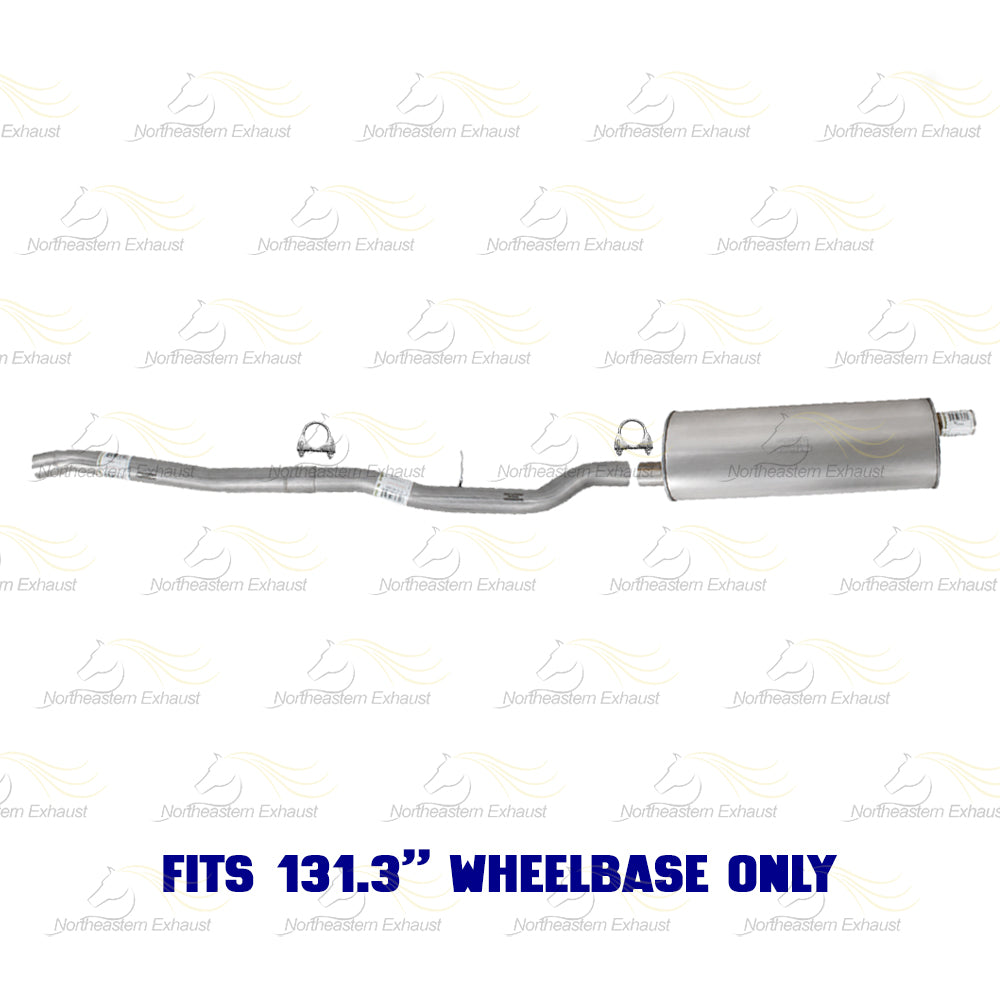 2011 RAM Dakota 3.7L & 4.7L Intermediate Pipe & Muffler Exhaust Kit | Stainless Steel