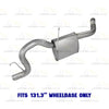 2011 RAM Dakota 3.7L & 4.7L Exhaust Muffler & Tail Pipe Kit | Stainless Steel