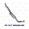 2011 RAM Dakota 3.7L & 4.7L Exhaust Muffler & Tail Pipe Kit | Stainless Steel
