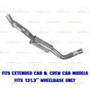 2006-2009 Mitsubishi Raider 3.7L & 4.7L Exhaust Muffler & Tail Pipe Kit | Stainless Steel