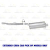 2006-2008 Dodge Ram 1500 5.7L Exhaust Intermediate Pipe & Muffler Kit | Stainless Steel