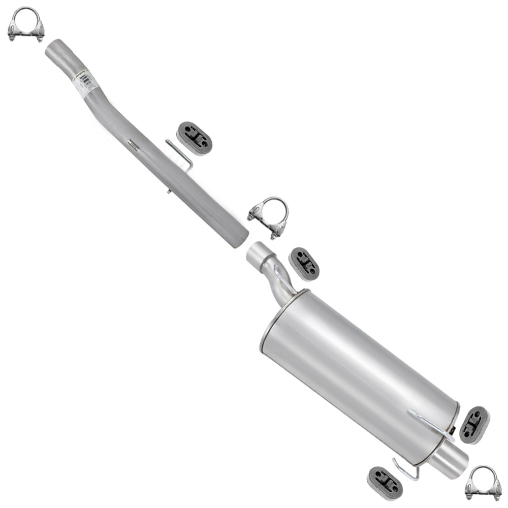 2006-2009 Dodge Ram 2500 5.7L Exhaust Intermediate Pipe & Muffler Kit | Stainless Steel