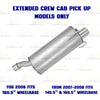 2006-2008 Dodge Ram 3500 5.7L Exhaust Intermediate Pipe & Muffler Kit | Stainless Steel