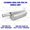 2006-2008 Dodge Ram 3500 5.7L Exhaust Intermediate Pipe & Muffler Kit | Stainless Steel