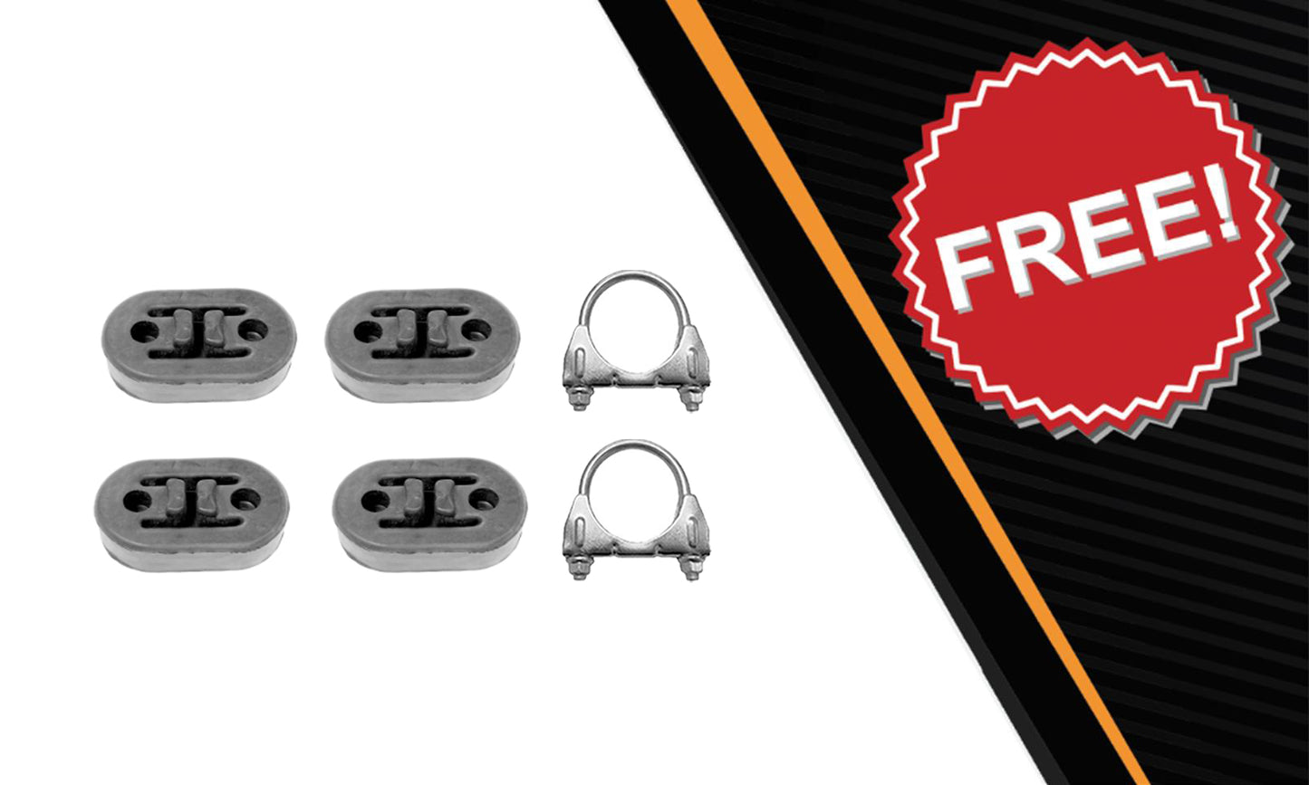 2006-2008 Dodge Ram 3500 5.7L Exhaust Intermediate Pipe & Muffler Kit | Stainless Steel