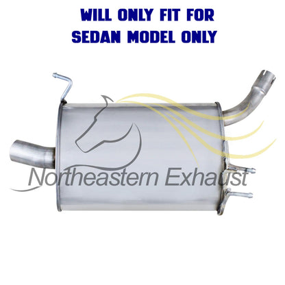 Northeastern Exhaust 2008-2012 Honda Accord 3.5L SEDAN Cat-back Exhaust System