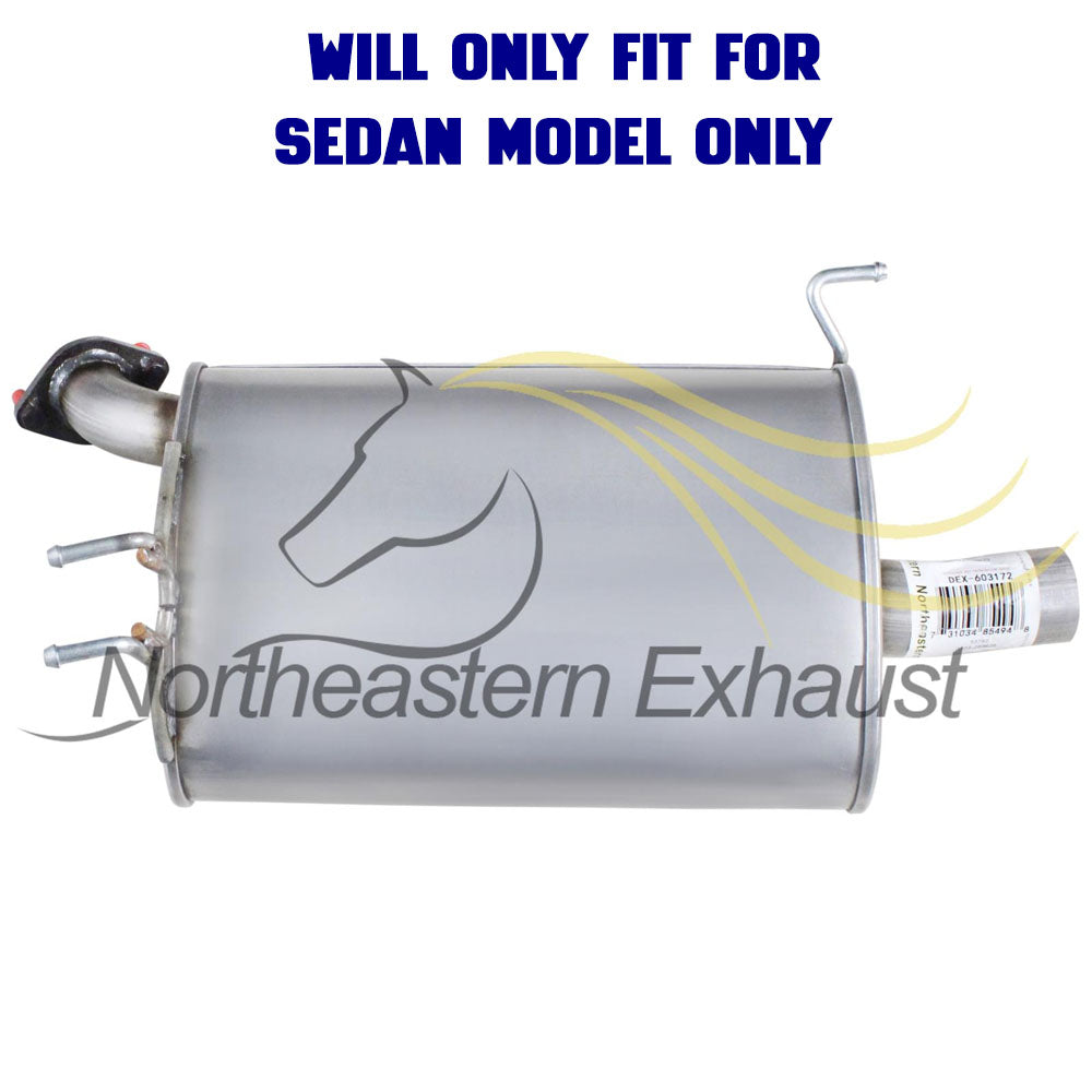 Northeastern Exhaust 2008-2012 Honda Accord 3.5L SEDAN Cat-back Exhaust System