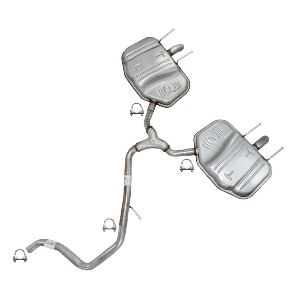 2011-2017 Buick Regal 2.4L Northeastern Exhaust Y-Pipe Pair of Mufflers