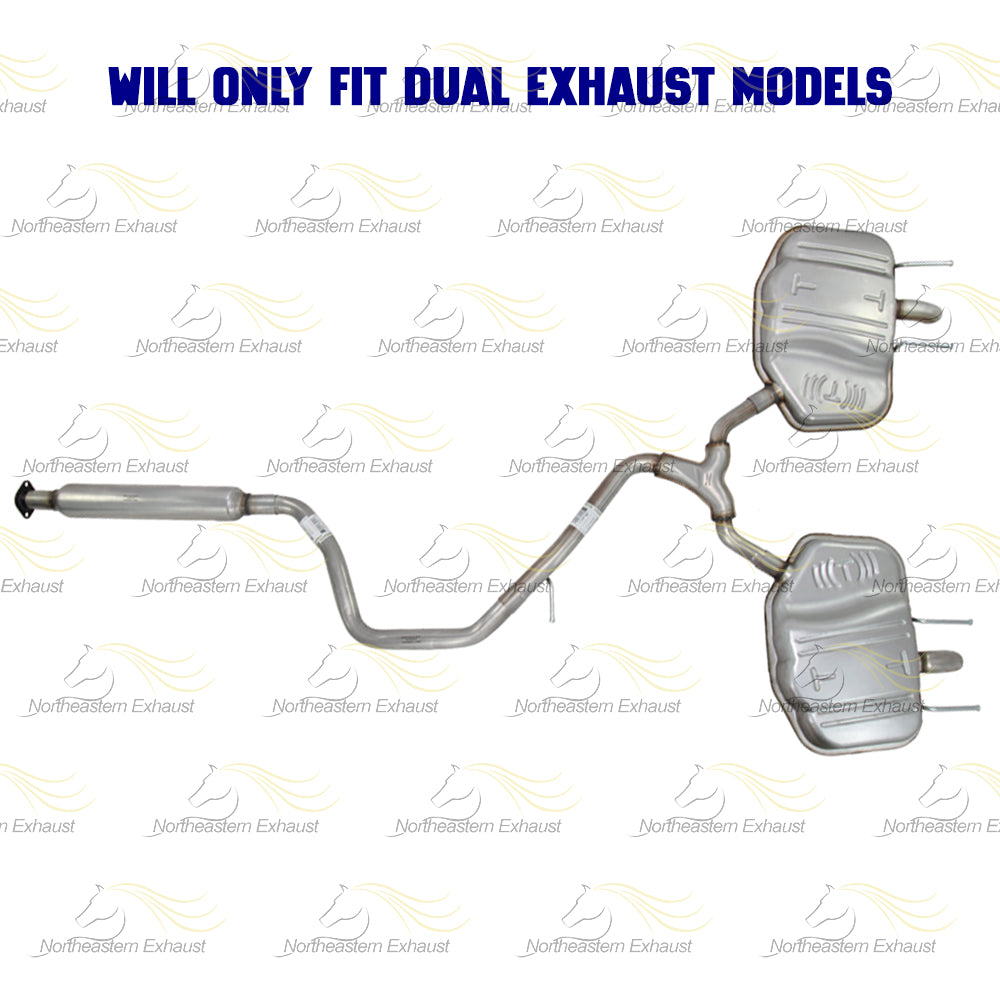 Northeastern Exhaust 2011-2017 Buick Regal 2.4L Resonator Y-Pipe Pair of Muffler