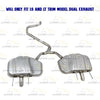 Northeastern Exhaust 2013-2016 Chevy Malibu Limited Y-Pipe and Pair of Muffler