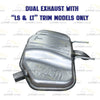 Northeastern Exhaust 2013-2016 Chevy Malibu Limited Passenger-Side Muffler