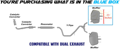 Northeastern Exhaust 2011-2017 Buick Regal 2.4L Passenger-Side Muffler