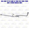 Northeastern Exhaust 1998-2002 Honda Accord 2.3L 2-Door Resonator Pipe