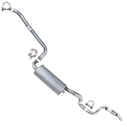 2011-2014 Volkswagen Routan 3.6L Intermediate Pipe, Muffler & Resonator Kit | Stainless Steel