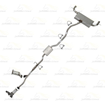 2011-2014 Ford Edge 3.5L Complete Exhaust System Kit | Stainless Steel | EPA Approved