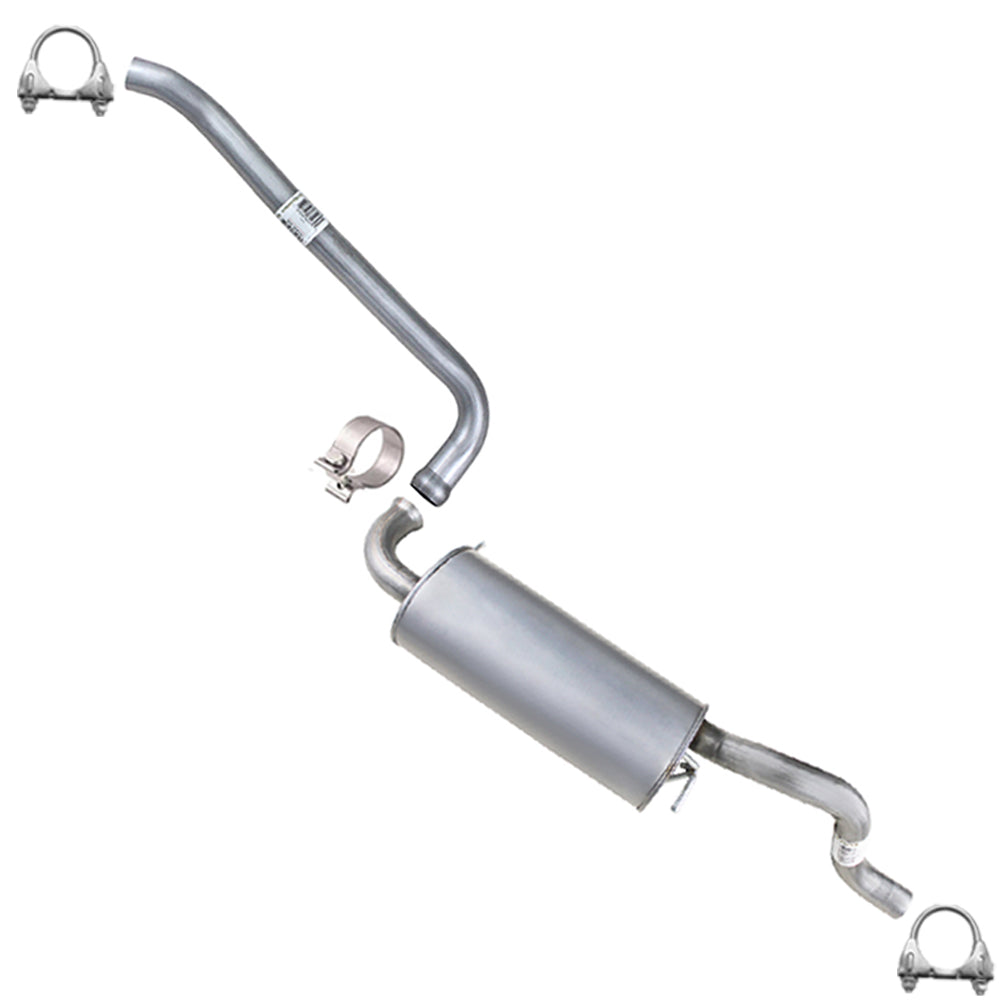 2011-2016 Chrysler Town & Country 3.6L Exhaust Intermediate Pipe & Muffler Kit | Stainless Steel