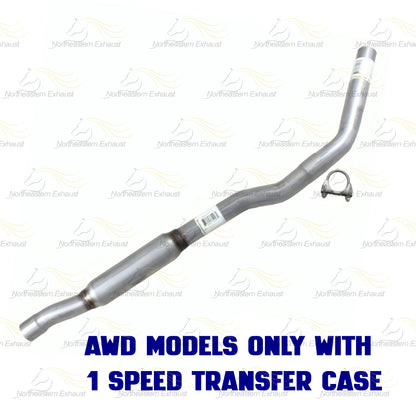 2016-2018 Jeep Cherokee 3.2L Exhaust Resonator and Muffler Kit | Stainless Steel