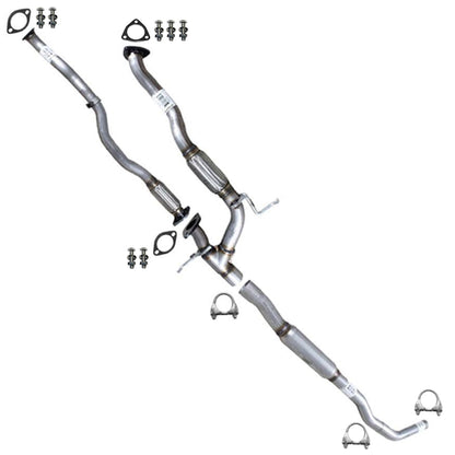 2014-2018 Jeep Cherokee 3.2L Exhaust Front Pipe, Y-Pipe & Resonator Kit | Stainless Steel