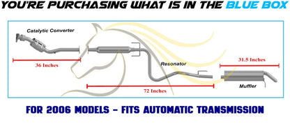 2003-2007 Saturn Ion 2.2L Complete Exhaust System Kit | EPA Approved