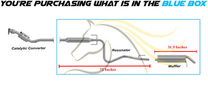 2005-2007 Saturn Ion 2.2L Exhaust Resonator Pipe w/ Muffler Kit | Direct Fit