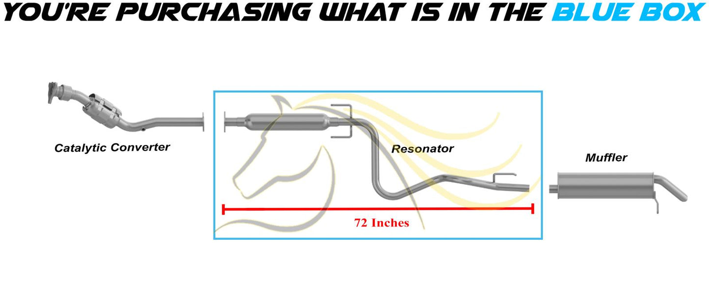 2005-2007 Saturn Ion 2.2L & 2.4L Exhaust Resonator Pipe | Direct Fit