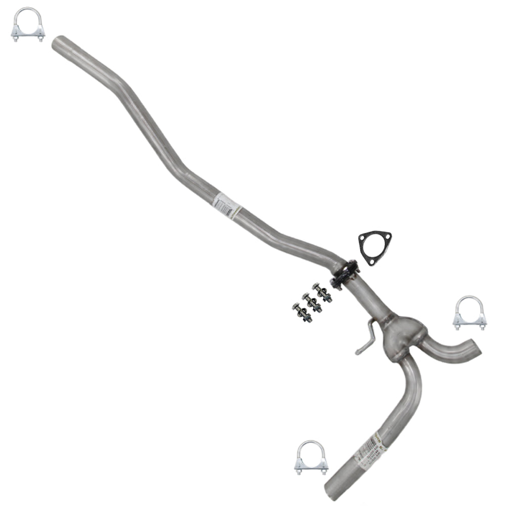 2013-2017 Honda Accord 3.5L Sedan Exhaust Intermediate Pipe & Y Pipe Kit | Stainless Steel