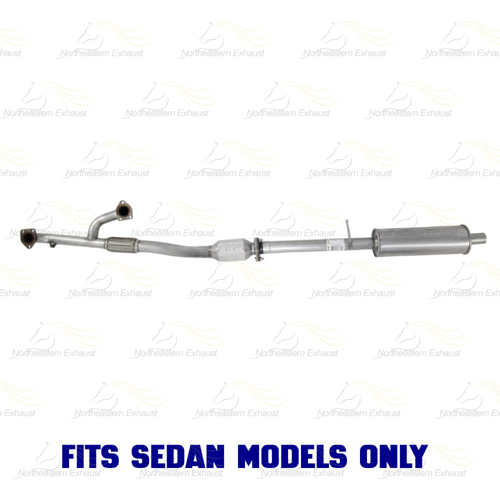 2013-2017 Honda Accord 3.5L Exhaust Catalytic & Resonator Pipe Kit | EPA-Approved | SEDAN