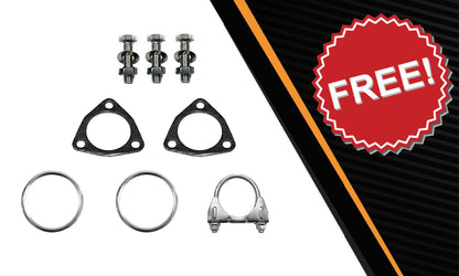 2013-2017 Honda Accord 3.5L Exhaust Catalytic Resonator & Intermediate Pipe Kit | EPA Approved