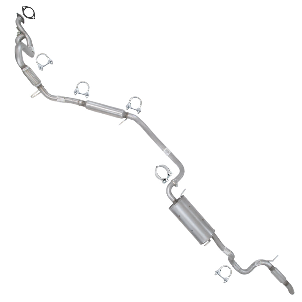 2012-2015 Ram C/V 3.6L Cat-Back Exhaust Kit | Stainless Steel