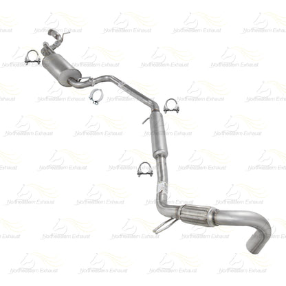 2011-2016 Chrysler Town & Country 3.6L Resonator Exhaust Pipe & Muffler Kit | Stainless Steel